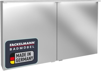 Fackelmann OXFORD LED Spiegelschrank 120 cm breit, Weiß