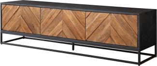 Lowboard Famke 145 cm Mango Teak 3 Türen