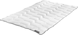 Badenia Bettcomfort Steppbett Trendline Basic kochfest Mono Ganzjahresdecke, 135 x 200 cm weiß