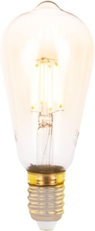 Eglo 110055 LED Filament Leuchtmittel E27 L:14. 2cm Ø:6. 4cm 2200K amber
