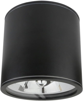 Deckenspots schwarz D-120mm AR111 GU10 IP65 rund