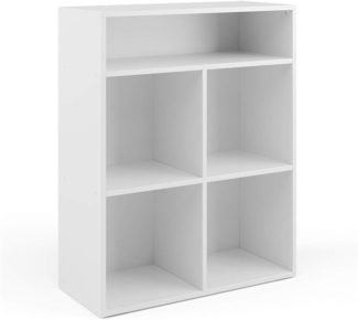 Vicco Bücherregal Weiß 72 x 90.2 cm 4 Fächer