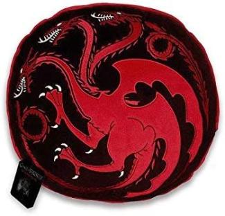 Game Of Thrones - House Targaryen Deko Kissen rund