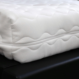 G Bettwarenshop Ersatz Matratzenbezug Doppeltuch Allergikergeeignet mit Reißverschluss 90x200 cm, 14 cm Kernhöhe