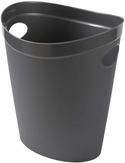 Addis FlexiBin Abfalleimer, Schwarz, metallic Silver, 12 ltr