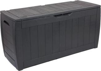 Tepro Auflagenbox Hollywood 270l graphit Gartenbox Gartentruhe Aufbewahrungsbox