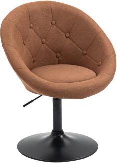 SVITA Havanna Sessel Lounge Clubsessel Barhocker Drehsessel Retro schwarz