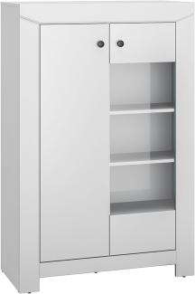 Highboard TERNI Stauraumschrank 91,5x42x140 cm