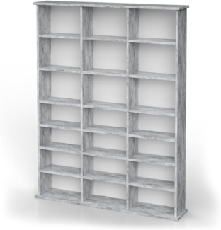 Vicco CD-Regal Beton 105.4 x 136 cm, Jukebox