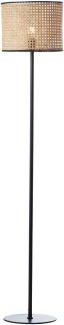 Brilliant Leuchten No. 99091-09 LED Standleuchte Wiley 1-flammig E27 Rattan