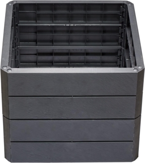 Garantia Hochbeet Ergo Quadro S 50 60 x 60 x 50 cm, stone, Wassersystem