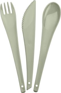 Koziol Rio Besteck-Set, 3-tlg, Löffel, Gabel, Messer, Besteck, Kunststoff, Eucalyptus Green, 19 cm, 3036655