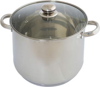 DESKI Großraumtopf 14 Ltr. Ø 28 cm mit Glasdeckel 613-401544