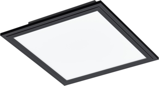 Eglo 900817 Deckenleuchte SALOBRENA 1 Alu, Stahl schwarz LED 14W 4000K L:30cm B:30cm H:5cm