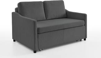 Atlantic Home Collection Schlafsofa Anella, Dunkelgrau, Breite X Tiefe X Höhe: 93 x 134 x 85 cm