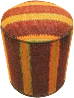 Sonderform,XS / 80 cm Ø Rund & kleiner,Mehrfarbig,Patchwork,Schurwolle,Afghanistan