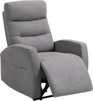 HOMCOM Relaxsessel mit Liegefunktion (moderner Polstersessel, 1-St, Verstellbarer Relaxsessel mit Fußstütze), für Wohnzimmer, Schlafzimmer, Dunkelgrau
