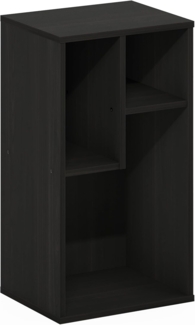 Furinno Daly Bücherregal mit 3 Würfeln und unregelmäßigen Würfeln, Aufbewahrungs-Organizer, Espresso