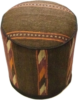 Sonderform,XS / 80 cm Ø Rund & kleiner,Mehrfarbig,Patchwork,Schurwolle,Afghanistan