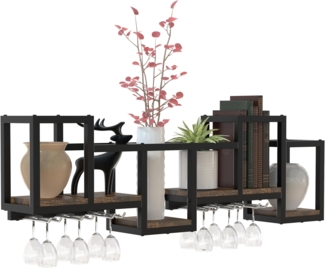 VCM Küchenmöbel Hängeschrank Kolari 920388 Eiche Vintage H. 26 x B. 108 x T. 18 cm