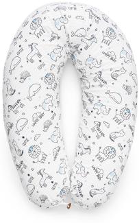 sei Design Stillkissen 190x30 XXL | Füllung Faserbällchen | Bezug 100% Baumwolle | Happy Baby