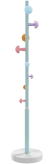 vidaXL Garderobenständer Blau 172 cm Pulverbeschichtetes Eisen 377098