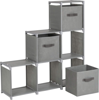 Bo-Camp Stoffschrank Faltschrank XL Campingschrank Stoff Schrank Schubladen Garderobe Faltbar