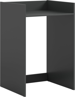 furnling Waschmaschinenumbauschrank Fira (1-St) für Waschmaschine und Trockner, 1 Ablagefläche, Höhe 101 cm, anthrazit