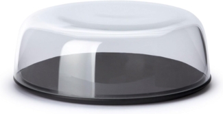 Continenta Käsedeckel aus Glas mit Schneidebrett DURACORE 22 cm