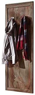Wandgarderobe Sheesham 55x3x150 grau geölt NATURE GREY #001