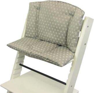 Bambiniwelt Sitzkissen, kompatibel mit Stokke 'Tripp Trapp' Hochstuhl, Beige Sterne