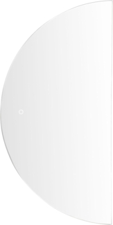 LED-Badezimmer-Spiegel LOUE 50 cm 100 cm Silber