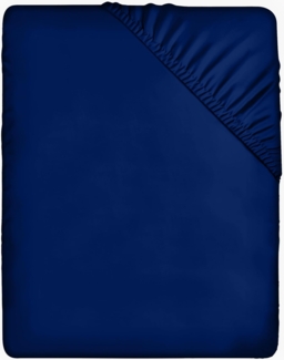 Utopia Bedding - Spannbettlaken 160x200cm - Royal Blau - Gebürstete Polyester-Mikrofaser Spannbetttuch - 35 cm Tiefe Tasche