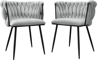 Stühl Muz DC-1142/BK (Farbe: 82-Grau, Schwarz)