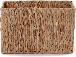 CREEDWOOD Zeitungsständer NATUR ZEITUNGSKORB "TALIA", Wasserhyazinthe, Magazinsammler