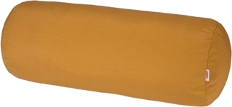 Nackenrollen Hülle ca. 15x40 cm safran-gelb beties "Wunschton"