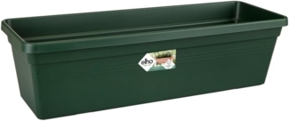 Elho Green Basics Balkonkasten 40 - Übertopf - Laubgrün - Draußen & Balkon - L 16. 5 x W 39 x H 13. 7 cm