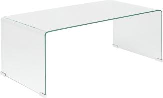 Couchtisch Glas transparent 100 x 50 x 40 cm KENDALL