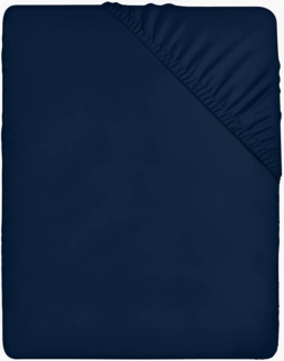 Utopia Bedding - Spannbettlaken 120x200cm - Marineblau - Gebürstete - Mikrofaser Spannbetttuch - 35 cm Tiefe Tasche