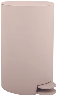 MSV Kosmetikeimer "Osaki" Mülleimer Treteimer Abfalleimer - 3 Liter – mit herausnehmbaren Inneneimer - Beige