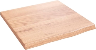 vidaXL Waschtischplatte Hellbraun 40x40x2 cm Massivholz Behandelt 3156092