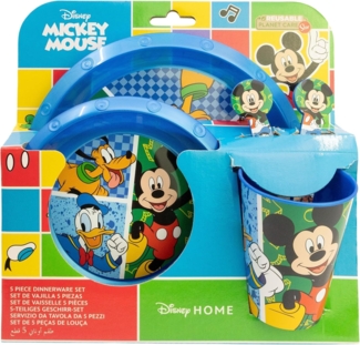 Disney Mickey Mouse 5-teiliges Kindergeschirr Essensset für Kinder