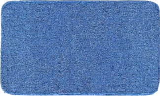 GRUND MELANGE Badematte 50 x 80 cm, Blau