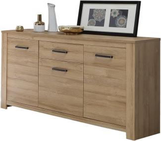 Sideboard Hauke 1 Alteiche 162 x 96 x 43 cm Anrichte Wohnzimmerschrank