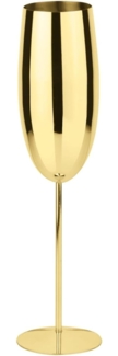 Sambonet Paderno Bar Utensils Edelstahl / PVD Gold Champagnerkelch h: 25,5 cm / 270 ml