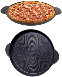 Pizzapfanne Grillpfanne Bratpfanne Pfanne Ø36cm Alu-Guss Cheffinger BP-36