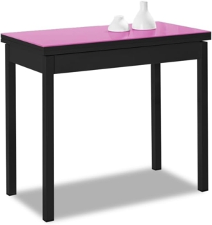 ASTIMESA Buchtyp Küchentisch, Fuchsie, 80x40 cm bis 80x80 cm