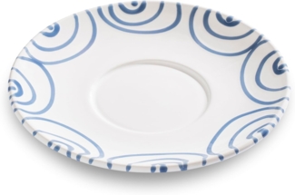 Gmundner Keramik Blaugeflammt, Unterteller Teetasse Maxima (Ø18cm)