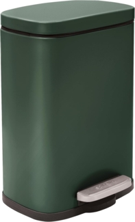 Treteimer Akira - Dunkelgrün matt 5 Liter