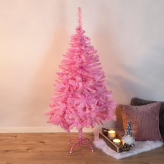 Künstlicher Weihnachtsbaum pink Tanne Christbaum 1,5m